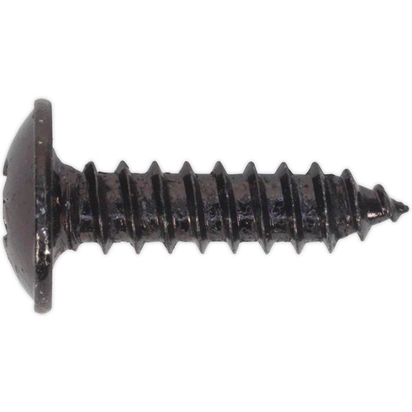 Self Tapping Flange Head Pozi Screws Black 4.2mm 16mm Pack of 100