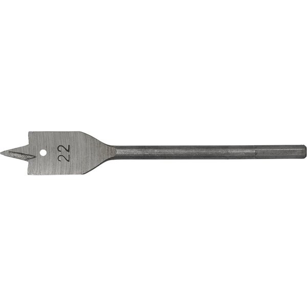 Sealey Worksafe Flat Wood Drill Bit 22mm 152mm