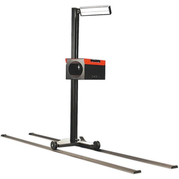 Sealey Headlamp Beam Setter With Rails and HGV Aiming Screen