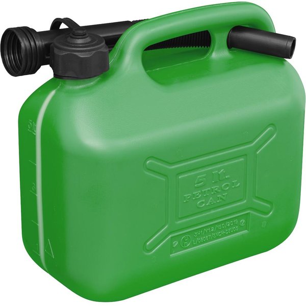 Sealey Plastic Fuel Can 5l Green