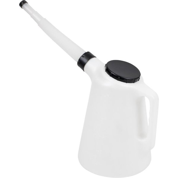 Sealey Black Lid Flexi-Spout Oil Container Jug 5l