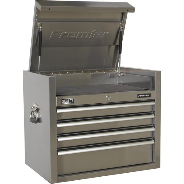 Sealey Premier 4 Drawer Stainless Steel Tool Chest