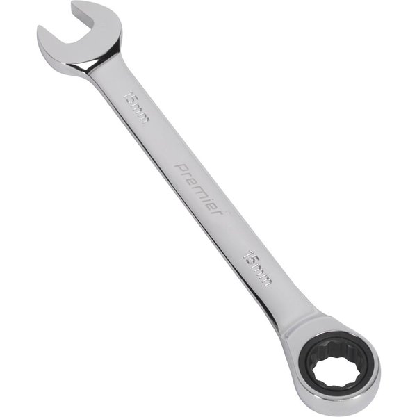 Sealey Ratchet Combination Spanner 15mm