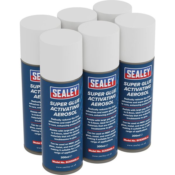 Sealey Super Glue Activating Aerosol Spray