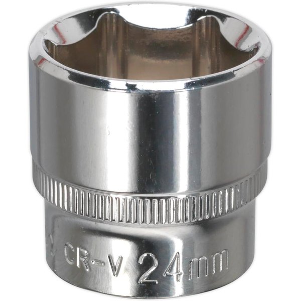 Sealey 3/8" Drive Hexagon WallDrive Socket Metric 3/8" 24mm