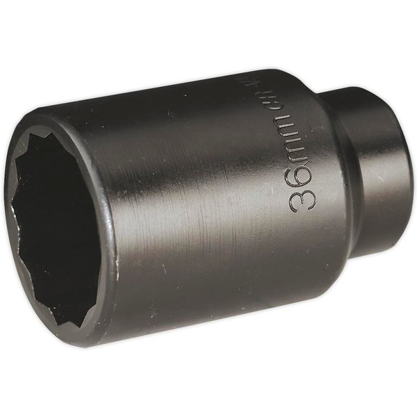 Sealey Specialised 1/2" Drive Deep Bi Hexagon Impact Socket Metric 1/2" 36mm