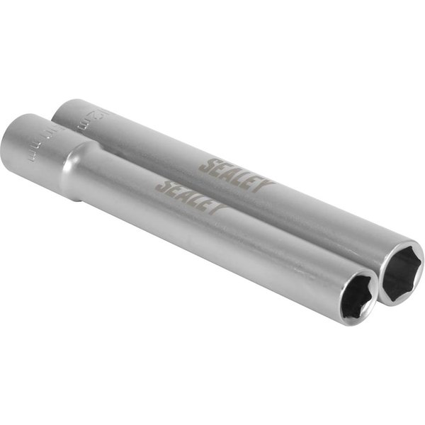 Sealey 2 Piece 3/8" Drive Extra Deep Hexagon Socket Set 3/8"