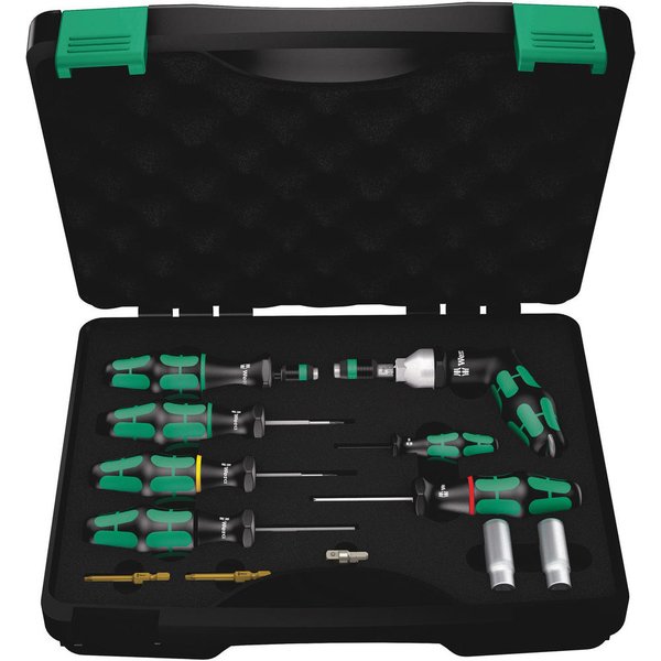 Wera 7443/12 Tyre Pressure Control System Assembly Tool Kit