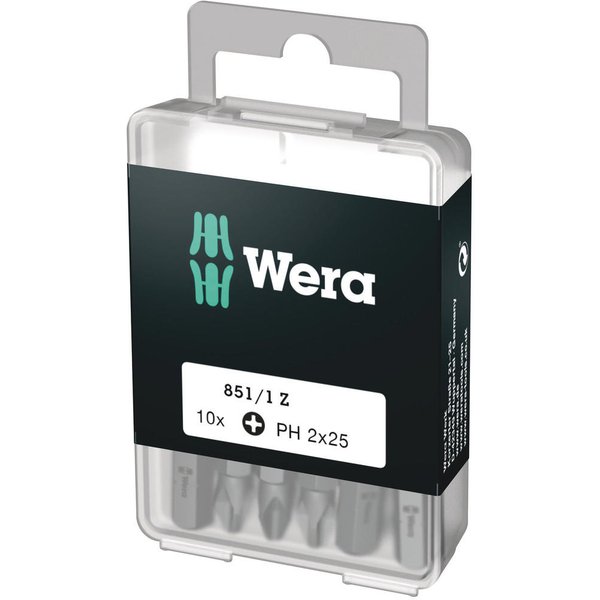 Wera 851/1Z PH SB Tough DIY Phillips Screwdriver Bits