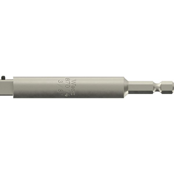 Wera 1/4" Hex Shank Socket Adaptor 100mm 3/8"