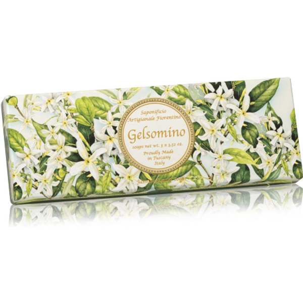 Sapofinicio Artigianale Fiorentino Jasmin Seife Geschenkbox 3x100g