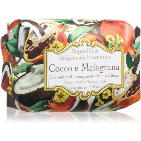 Sapofinicio Artigianale Fiorentino Kokos & Granatapfel Seife