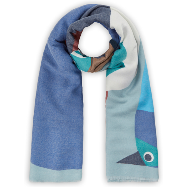 Codello PRINTED SCARF POLYESTER/VISCOSE FOX 90X180CM