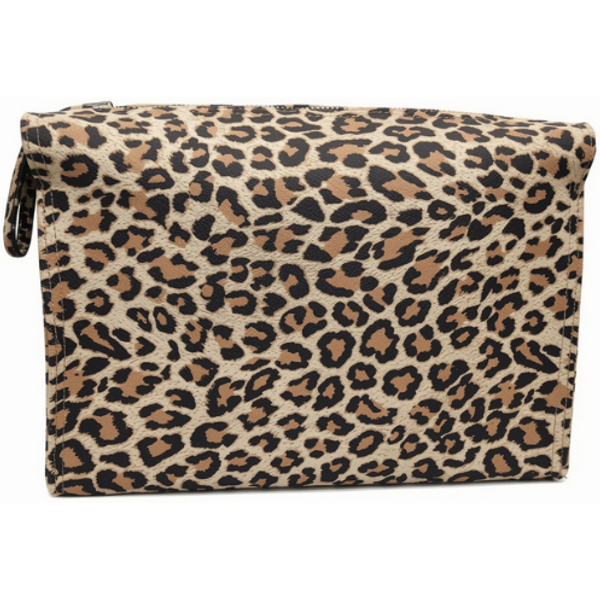Hammann Lederwaren Kulturtasche Chervo Leopard 21 – Washbag M aus hochwertigem Kalbleder