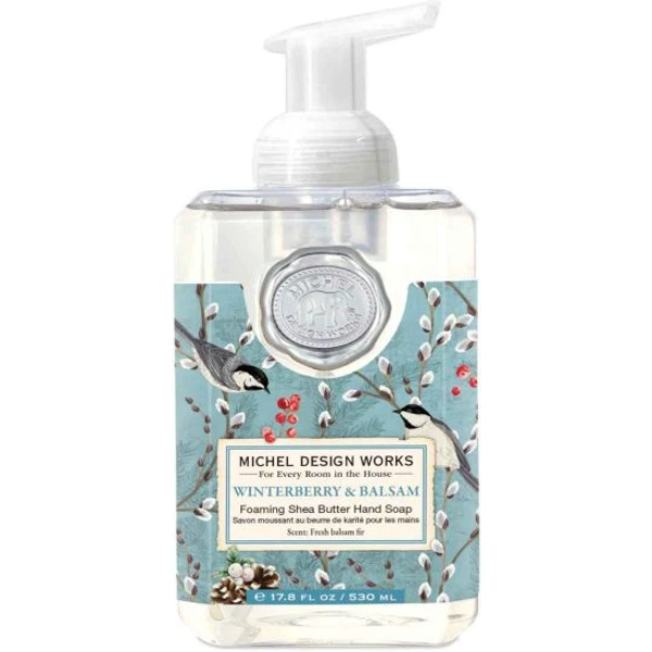 Michel Design Works Foaming Hand Soap Winterberry & Balsam Seasonal