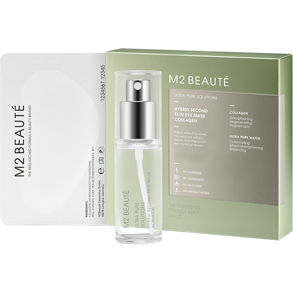 M2Beauté Ultra Pure Solutions Hybrid Second Skin Eye Mask Collagen