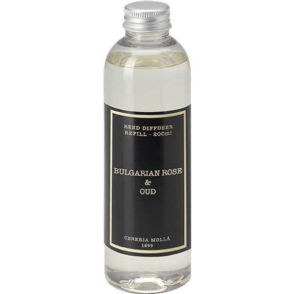 Cereria Molla Bulgarian Rose & Oud Diffuser Refill