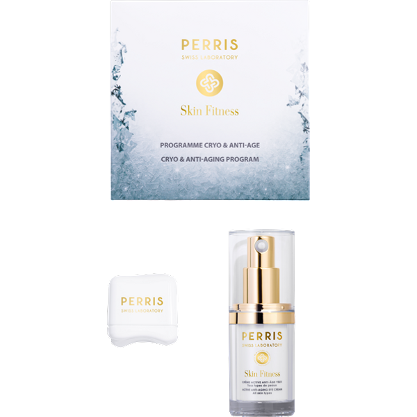 Perris Swiss Laboratory Skin Fitness Kyro & Anti Aging Set = Kyro-Würfel + Anti-Aging Eye Cream 15 ml