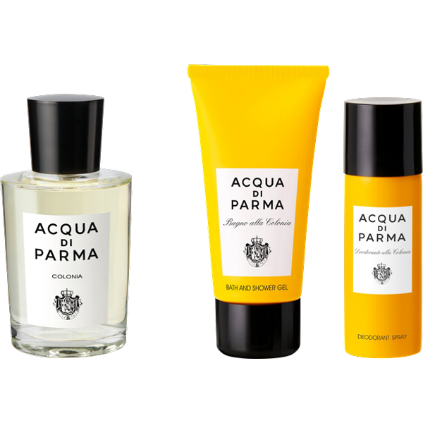 Acqua di Parma Colonia Gift Set = EdC Spray 100 ml + Bath & Body Gel 75 ml + Deodorant Spray 50 ml