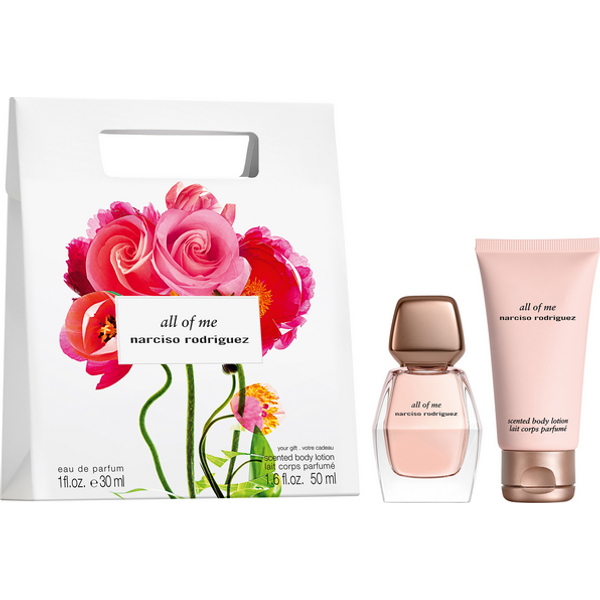 Narciso Rodriguez All of Me Shopping Bag Set = EdP Nat. Spray 30 ml + Body Lotion 50 ml