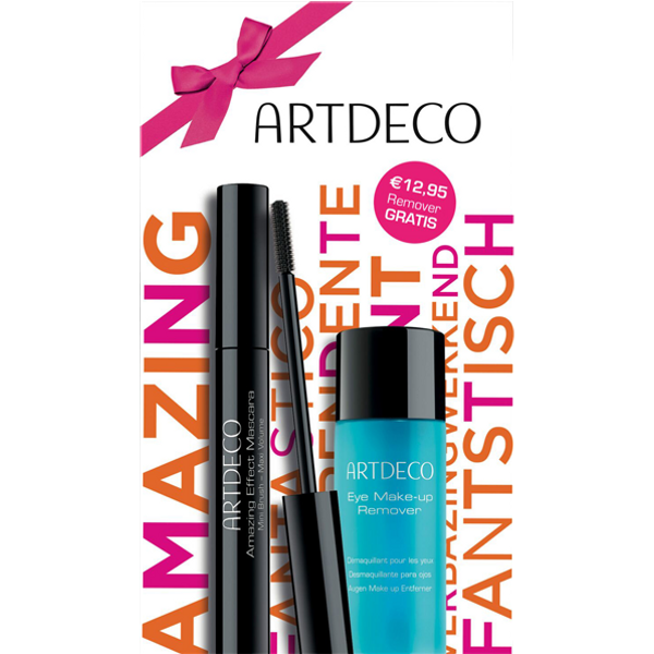 Artdeco Amazing Effect Mascara Set mit Augenmake-Up Entferner 40ml