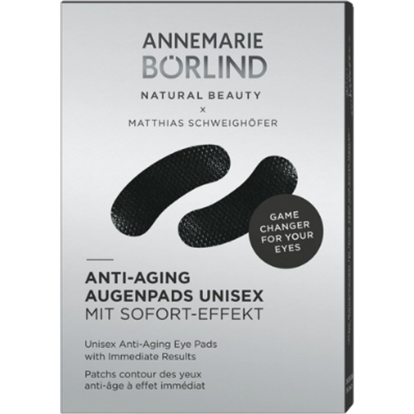 ANNEMARIE BÖRLIND Unisex Anti-Aging Augenpads Black by Matthias Schweighöfer