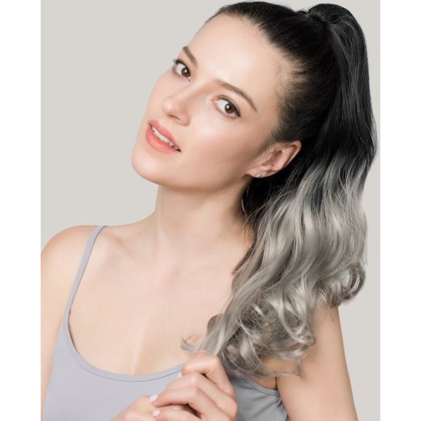 Colorful 18" Clip in Synthetic Ponytail Extension