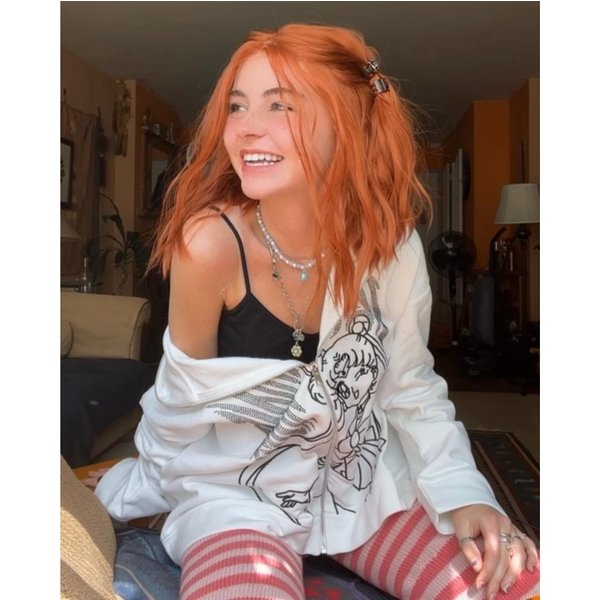 BLAZE | COPPER RED WAVY SYNTHETIC LACE FRONT WIG