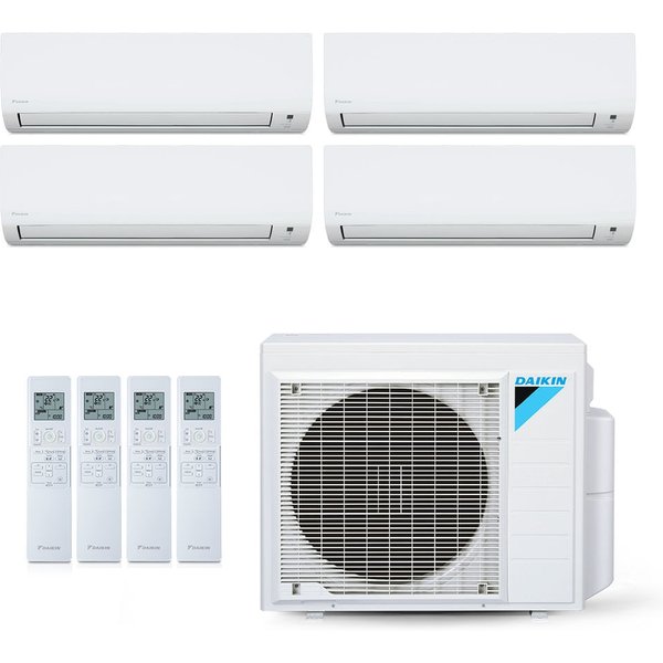 Ar-Condicionado Multi Split Inverter Daikin 28.000 BTUs (4x Evap HW 9.000) Quente/Frio 220V