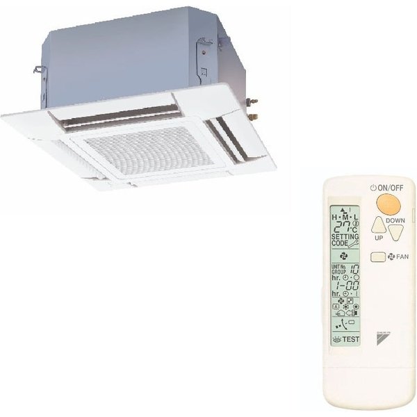 KIT EVAP CASSETE 4 VIAS MULTI SPLIT QF 9.000 BTUs (Evap K7 4V + Painel ) - Daikin