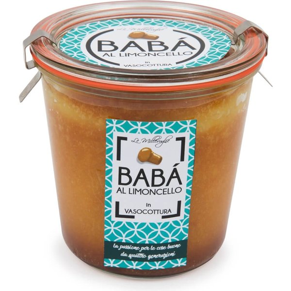 Baba' al Limoncello in Vasocottura 450 gr - Le Millevoglie Stefano Luraschi