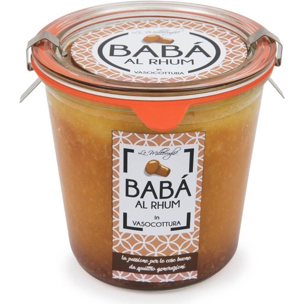 Baba' al Rhum in Vasocottura 450 gr - Le Millevoglie Stefano Luraschi