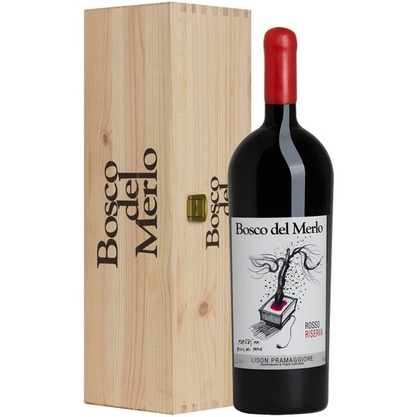 Vineargenti Rosso Riserva DOC Lison Pramaggiore MAGNUM 1,5 lt Cassa Legno 2016 - Bosco del Merlo