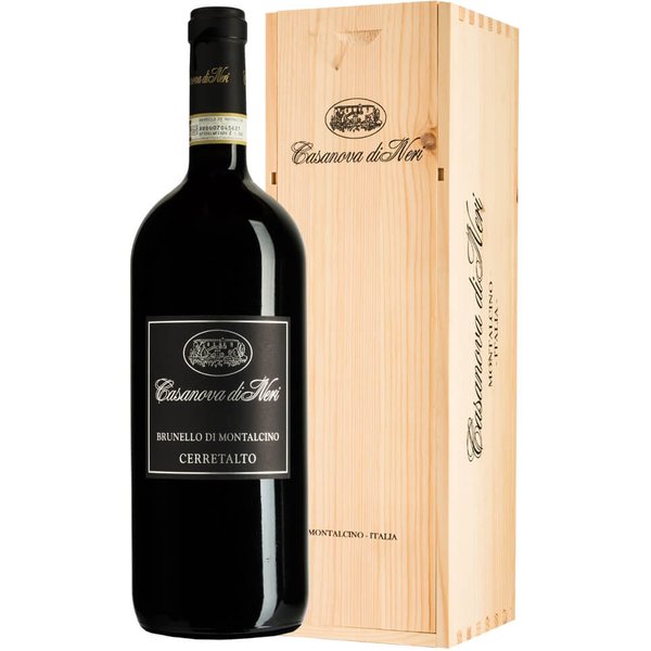 Brunello di Montalcino Cerretalto DOCG MAGNUM 1,5 lt Cassa Legno 2016 - Casanova di Neri