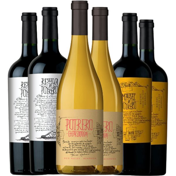 Selezione 6 bt miste - Vinos de Potrero