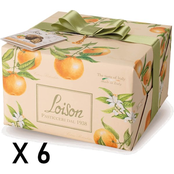 Panettone Mandarino 6pz x 0,5 kg - Loison