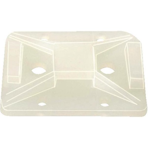 Hellermann TY8G1S-PA66-NA(100) Klebesockel 32x25mm natur 151-11819 (Inhalt 100 Stück)