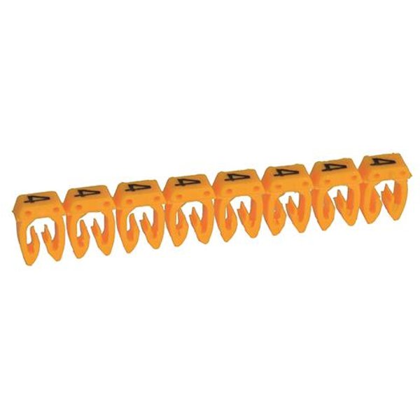 Legrand 038214 Kennzeichnungssystem CAB3 0,5-1,5qmm Ziffer:4 gelb (Inhalt 1200 Stück)
