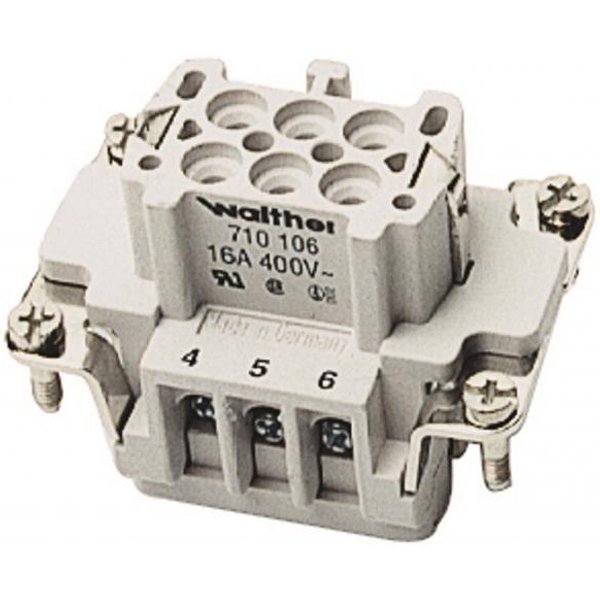 Walther Buchseneinsatz B6 710106 0,5-2,5qmm, 20-14AWG