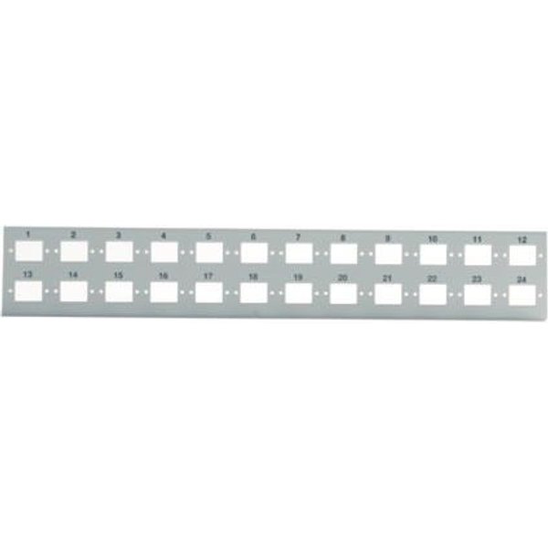 TG Frontplatte F. LWL-Mini H02025A0114 12xSC-D Duplex Kupplungen