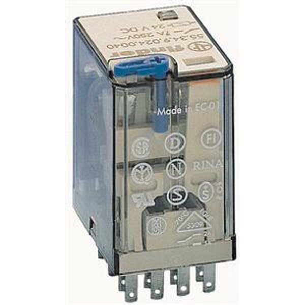 Finder Miniatur-Industrie-Printrelais 55.34.9.024.0090 4W 7A 24VDC