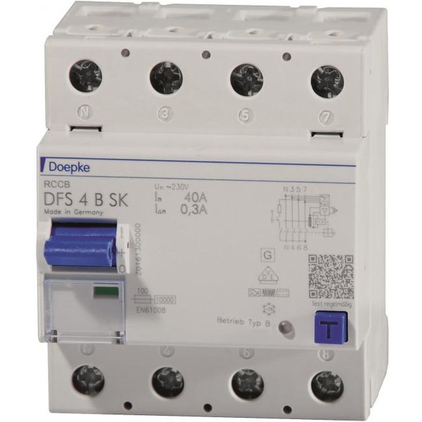 DOEP Fi-Schutzsch. DFS4-040-4/0,30-BSK Allstromsensitiv 230/400V 09136998