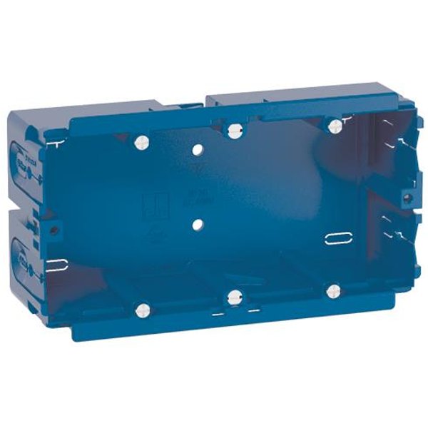 GGK Geräteeinbaudose GDX/P2 2fach 3678 blau für BR, BRS, BRA Kanal