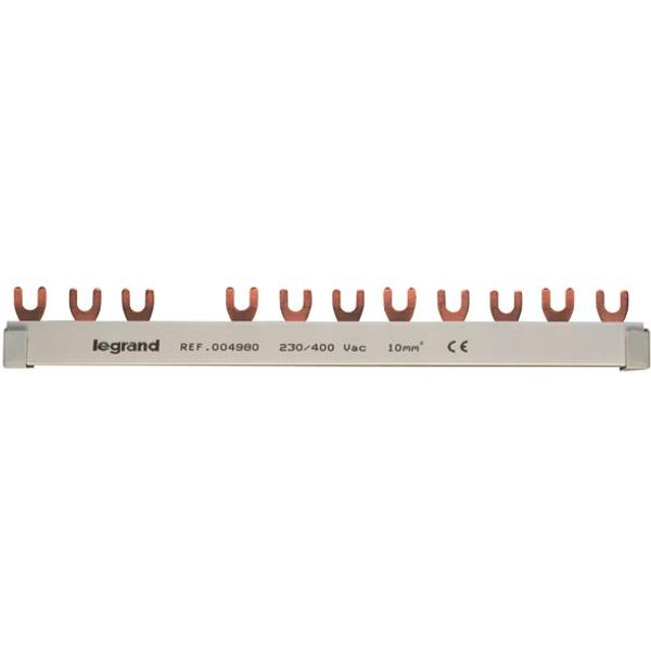 Legrand 004980 Gabelkammschiene 3-polig 12TE 10qmm