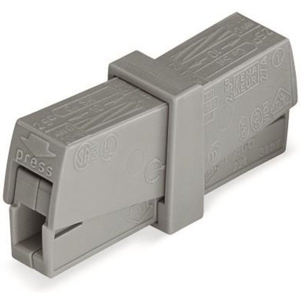 WAGO 224-201 Service-Klemme,Drücker beidseitig (Inhalt 50 Stück)
