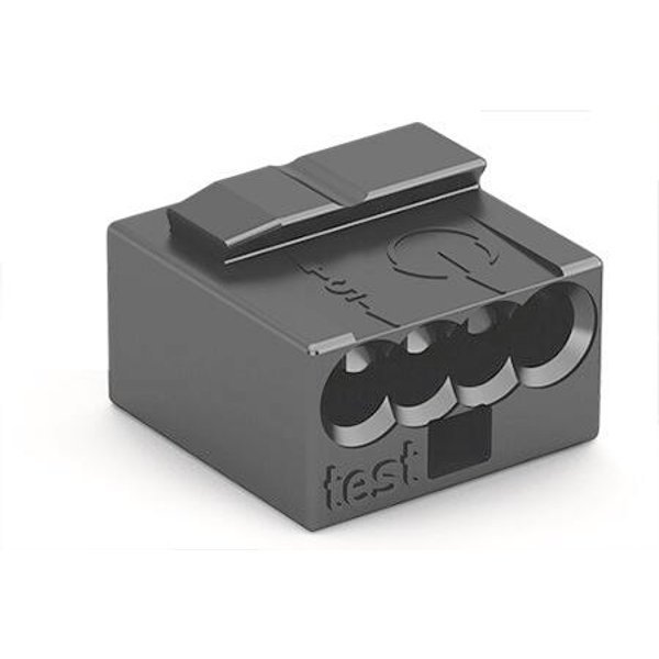 WAGO 243-204 MICRO-Verbindungsdosen- klemme,für eindrähtige Leiter,Ø 0,8 mm (Inhalt 100 Stück)
