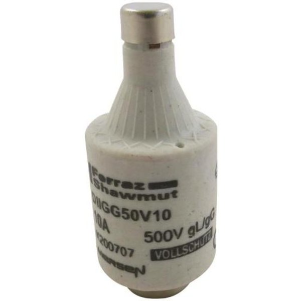 Mersen 00597.010700 DII 10A gG rot D-Sicherung 500V/DIAZED (Inhalt 5 Stück)