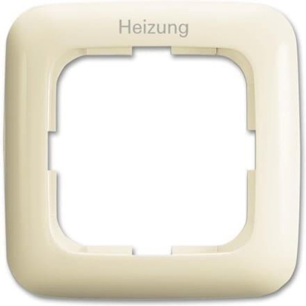 BJ Duro 2000 SI Rahmen 2511JH-212 1fach Heizung-Notschalter weiss