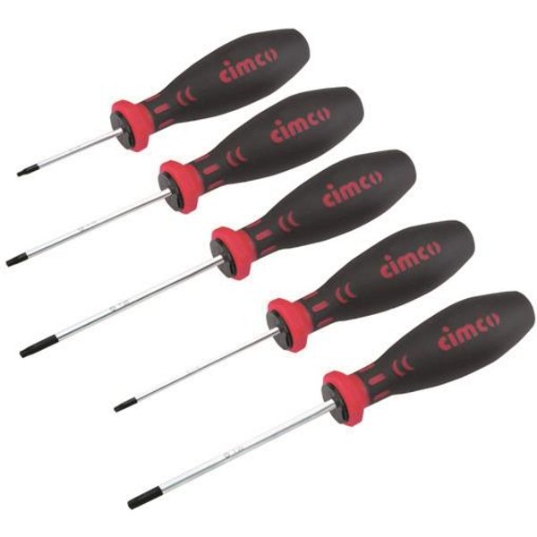 Cimco Schraubendreher-Satz 117300 5-tlg. Torx