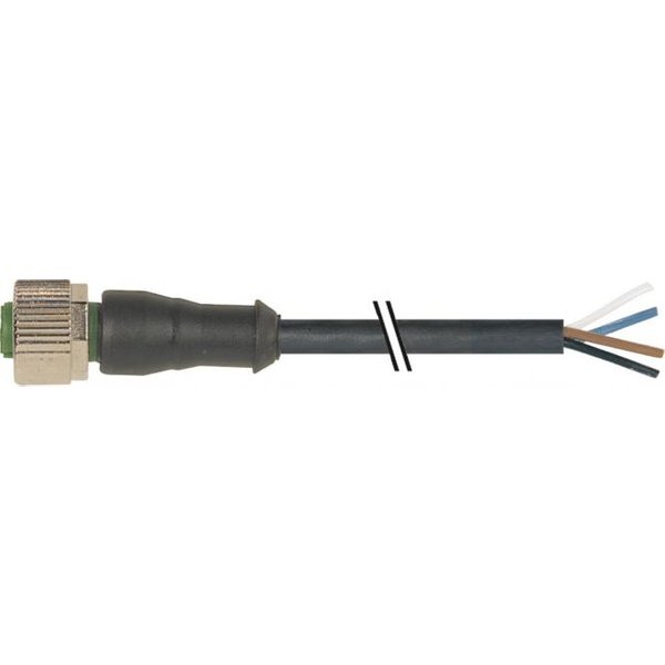 Murrelektronik M12 Bu 7000-12221-6340500 0° PUR sw UL/CSA 5m